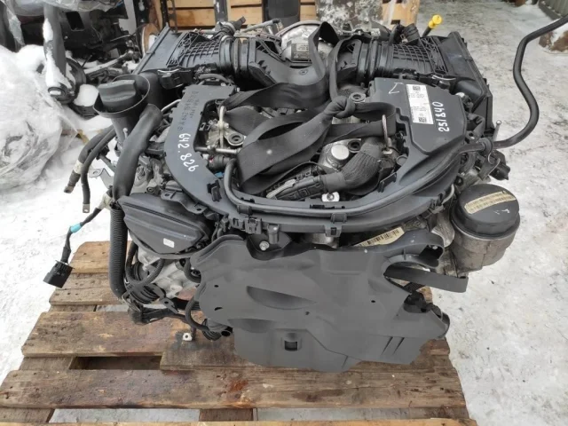 Двигатель без навесного для Mercedes-Benz GL class X166 2012-2016 на фотографиях