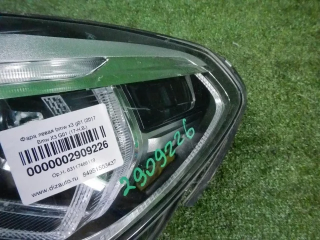 Фара левая для BMW X3 G01 2017-2023 на фотографиях