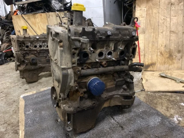 Двигатель без навесного для Renault Logan 2005-2015 (LS) на фотографиях