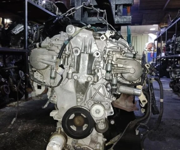 Двигатель без навесного для Nissan Pathfinder R52 2013-2017 на фотографиях