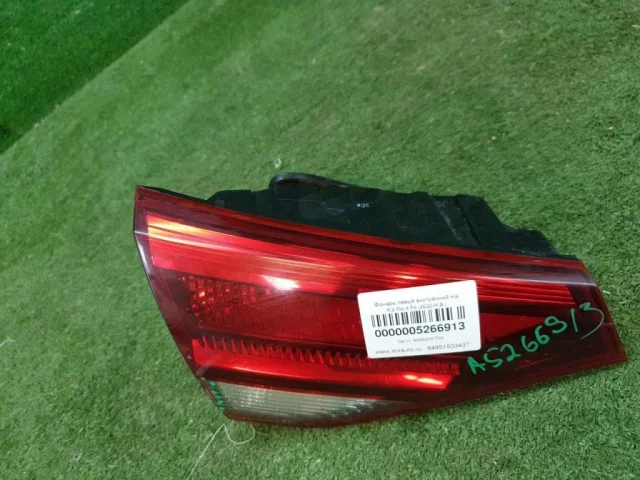 Фонарь внутренний левый для Kia Rio X line 2017+ на фотографиях