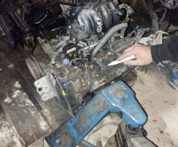 Двигатель без навесного для Fiat Punto Grande 2005-2016 на фотографиях