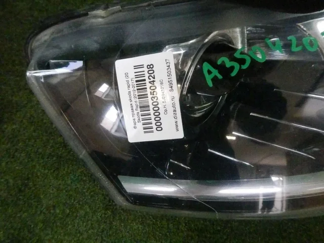 Фары для Skoda Rapid I NH3 2012-2017 на фотографиях