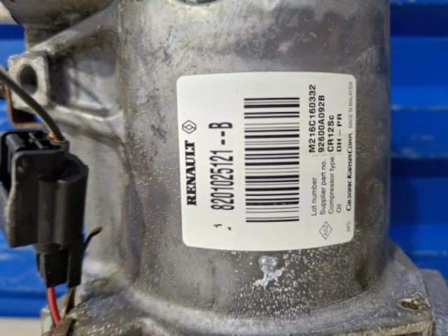 Компрессор кондиционера для Renault Logan 2018+ (L8 rest.) на фотографиях