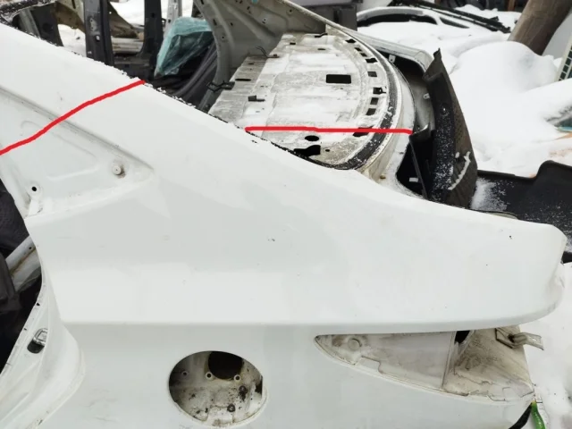 Четверть кузова задняя левая для Hyundai Solaris 1 RB (2011-2013) на фотографиях