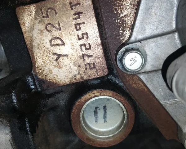 Двигатель для Nissan Navara D40 2004-2010 на фотографиях