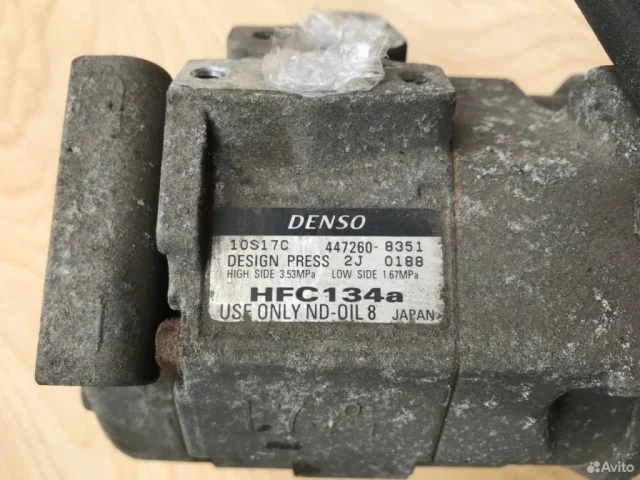 Компрессор кондиционера для Mitsubishi Pajero Sport K90 1997-2009 на фотографиях