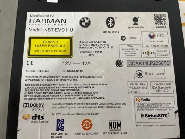 Головное мультимедийное устройство для BMW 5er G30 2016-2023 на фотографиях