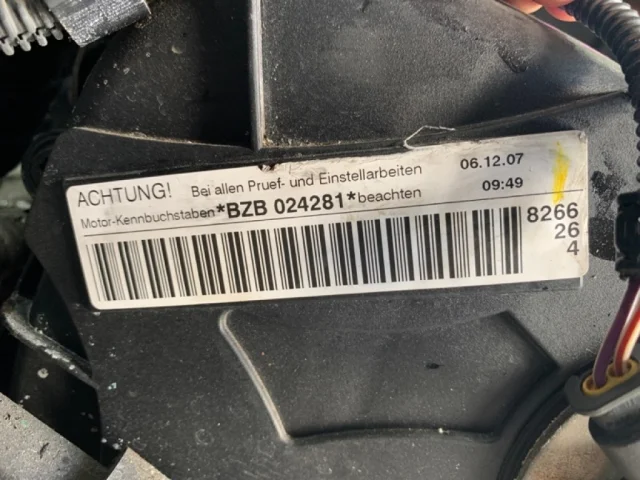 Продажа двигателя BZB