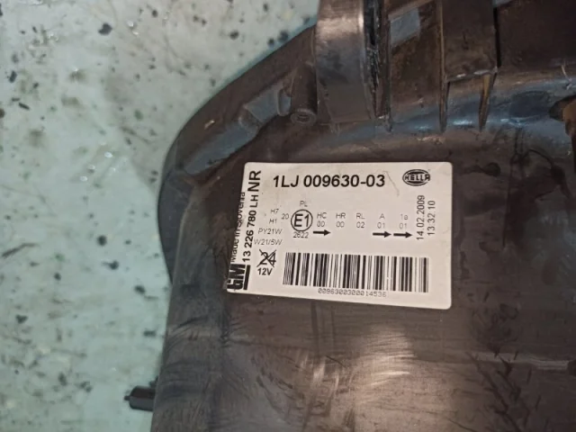 Фара левая для Opel Insignia Седан A 2008-2017 на фотографиях