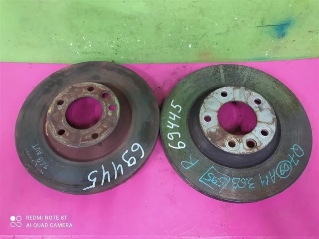 Диски тормозные передние (комплект) для Audi Q7 4L 2005-2015 на фотографиях