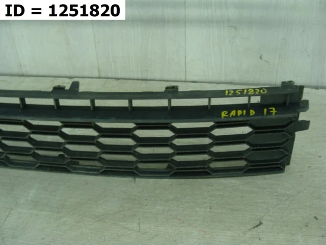 Решетка переднего бампера для Skoda Rapid I rest NH3 2017-2020 на фотографиях