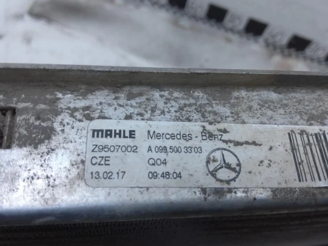 Радиатор охлаждения ДВС для Mercedes-Benz M class W166 2011-2015 на фотографиях