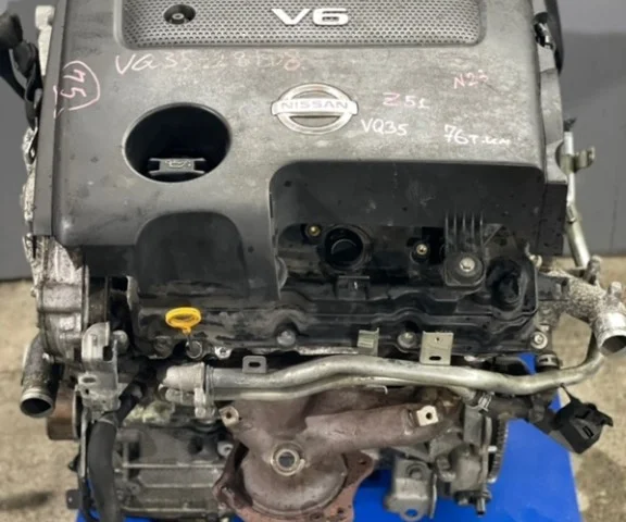 Двигатель без навесного для Nissan Pathfinder R52 2013-2017 на фотографиях