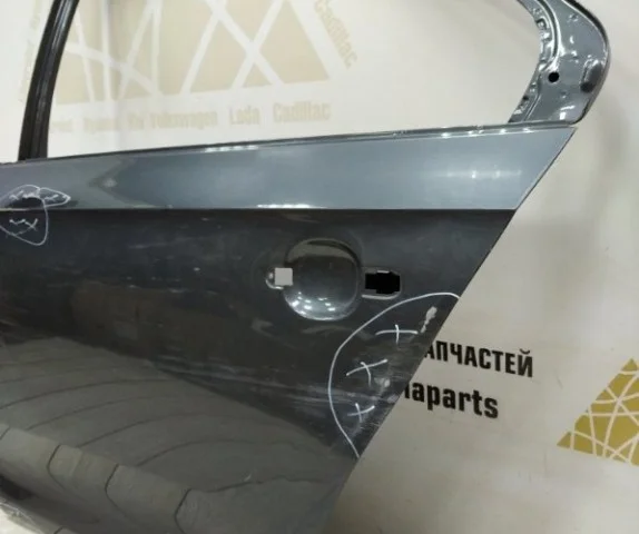 Дверь задняя левая для Skoda Rapid I rest NH3 2017-2020 на фотографиях