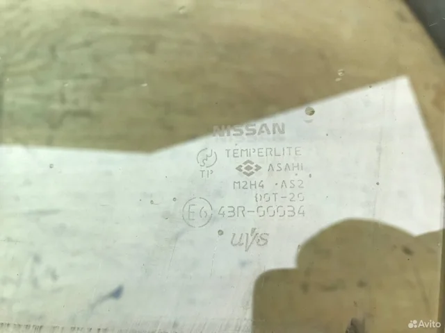 Стекло двери заднее правое для Nissan Qashqai J10 2006-2013 на фотографиях