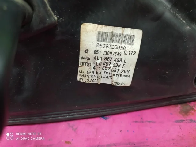 Зеркало боковое левое для Audi Q7 4L 2005-2015 на фотографиях