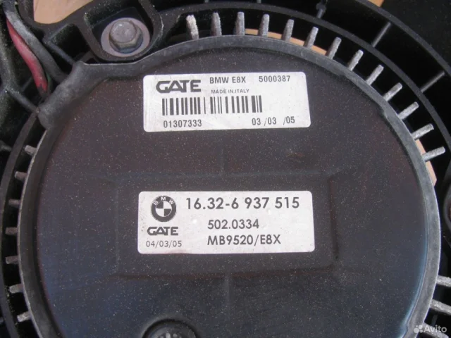 Вентилятор радиатора охлаждения ДВС для BMW 3er Е90 2005-2011 на фотографиях