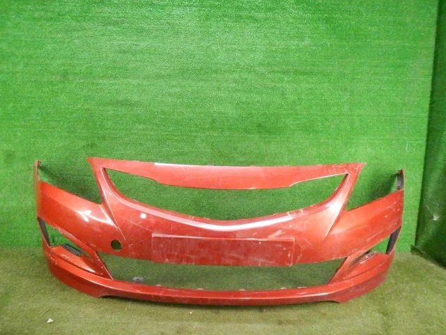 Бампер передний для Hyundai Solaris 1 рестайлинг 2014-2017 Хэтчбек на фотографиях