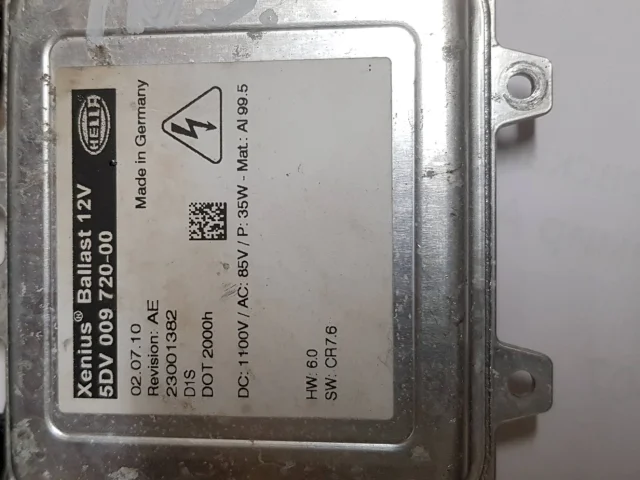 Блок розжига ксенона для Opel Insignia Седан A 2008-2017 на фотографиях