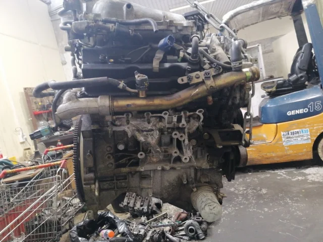 Двигатель без навесного для Nissan Pathfinder R52 2013-2017 на фотографиях