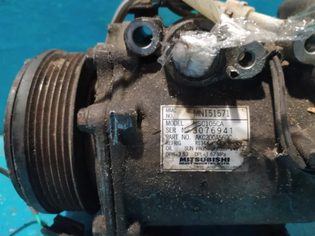 Компрессор кондиционера для Mitsubishi Lancer 9 Седан CS 2003-2010 на фотографиях