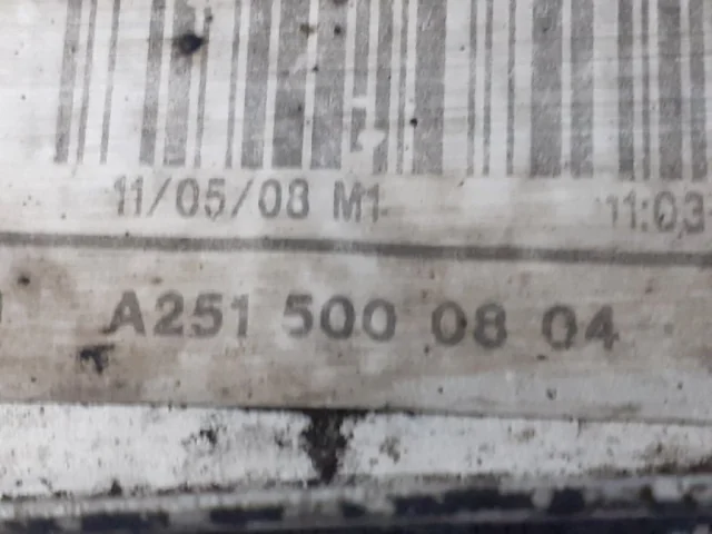 Радиатор охлаждения ДВС для Mercedes-Benz M class W164 2005-2011 на фотографиях