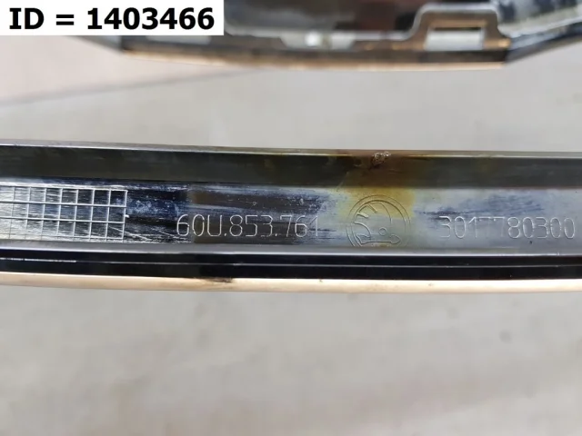 Молдинг решетки радиатора для Skoda Rapid II 2020+ на фотографиях