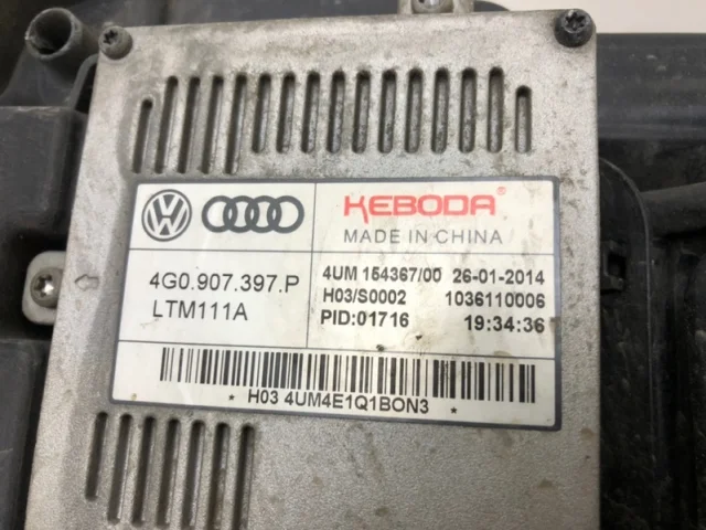 Фара ксенон левая для Volkswagen Touareg II (7P5) Rest 2014-2018 на фотографиях