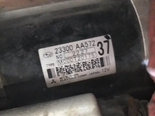 Стартер для Subaru Legacy Универсал BR/B14 2009-2015 на фотографиях