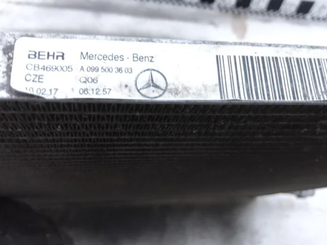Радиатор охлаждения ДВС для Mercedes-Benz M class W166 2011-2015 на фотографиях