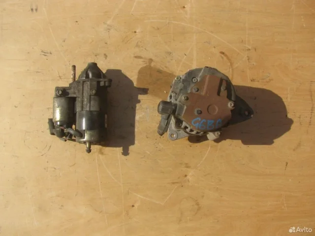 Стартер для Hyundai Santa Fe Classic SM 2007-2013 на фотографиях