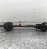 Полуось передняя левая (приводной вал, ШРУС) Volkswagen Golf 4 поколение (1997-2004) бензин 1.4 i Механика Х/б (1K0407271 1K0407271)