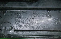 Бампер задний для BMW 7er 2012 года на фотографиях