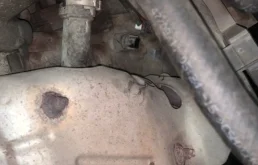 Двигатель без навесного для Renault Logan 2005 года на фотографиях