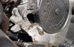 Двигатель без навесного для Renault Logan 2018 года на фотографиях