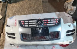 Бампер передний (в сборе) для Volkswagen Touareg I (7L) 2002-2010
