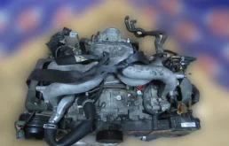 Двигатель без навесного для Subaru Legacy B4 2002 года на фотографиях