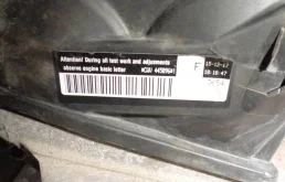 Двигатель без навесного для Volkswagen Polo 2018 года на фотографиях