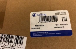 Фары для Mitsubishi Grandis 2005 года на фотографиях