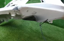 Бампер передний для Audi Q3 2024 года на фотографиях