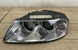 Фара ксенон левая для Volkswagen Touareg 2003 года на фотографиях