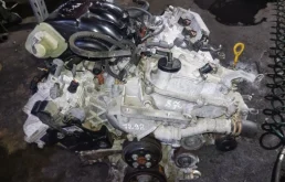 Двигатель без навесного для Toyota Alphard 2009 года на фотографиях