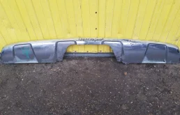 Накладка заднего бампера хром низ a16688-06-940 для Mercedes-Benz GL class X166 2012-2016