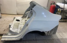 Заднее правое крыло для Skoda Rapid 2019 года на фотографиях