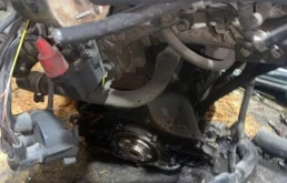 Двигатель без навесного для Nissan Serena 1996 года на фотографиях