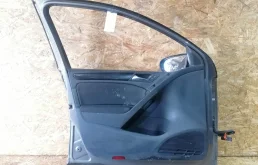 Замок двери SKODA RAPID, VOLKSWAGEN GOLF 6, POLO  2009- передней левый 7 контакт б/у RAPID(2013-;POLO(2010-