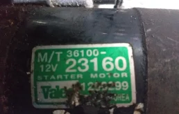 Стартер для Hyundai Matrix 2006 года на фотографиях