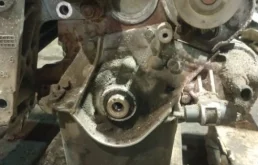 Двигатель без навесного для Fiat Punto 2013 года на фотографиях