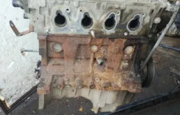 Двигатель без навесного для Renault Logan 2008 года на фотографиях